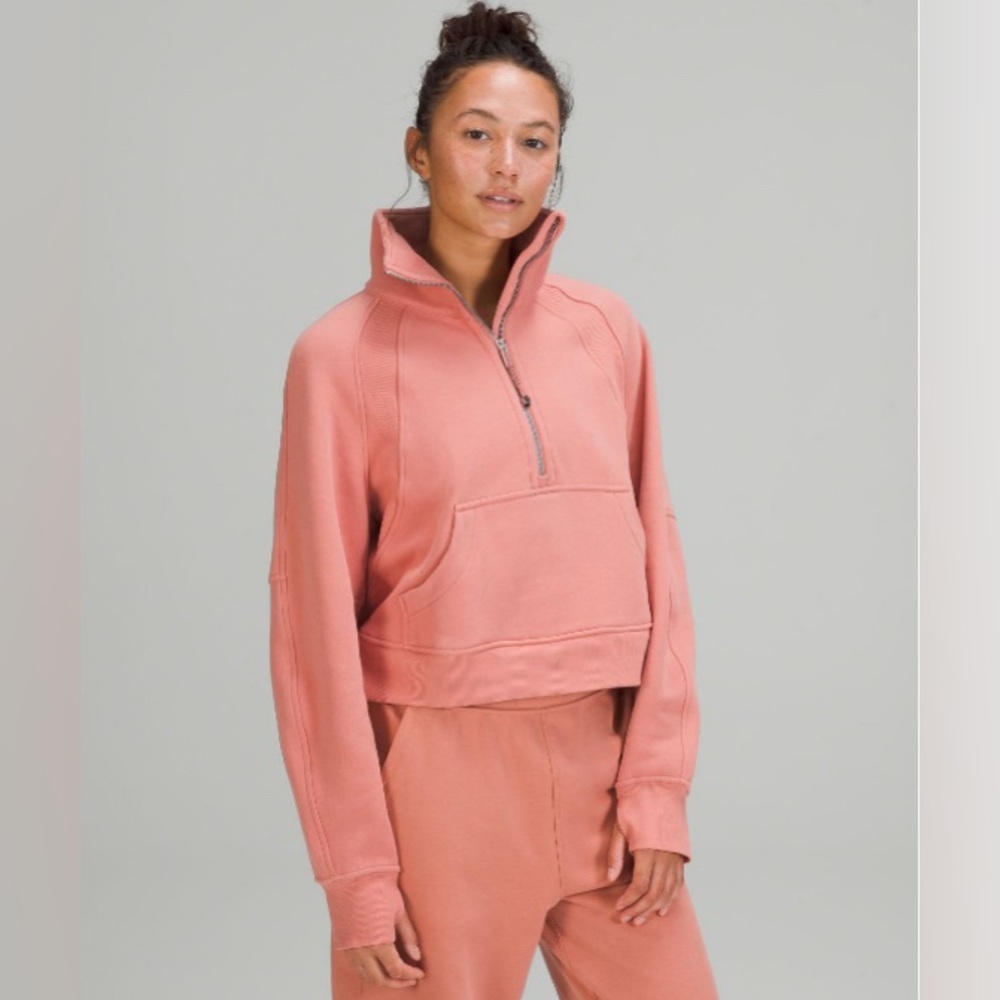 Lululemon Scuba Oversized Funnel Neck Half Zip
Pink Savannah Size XS/S